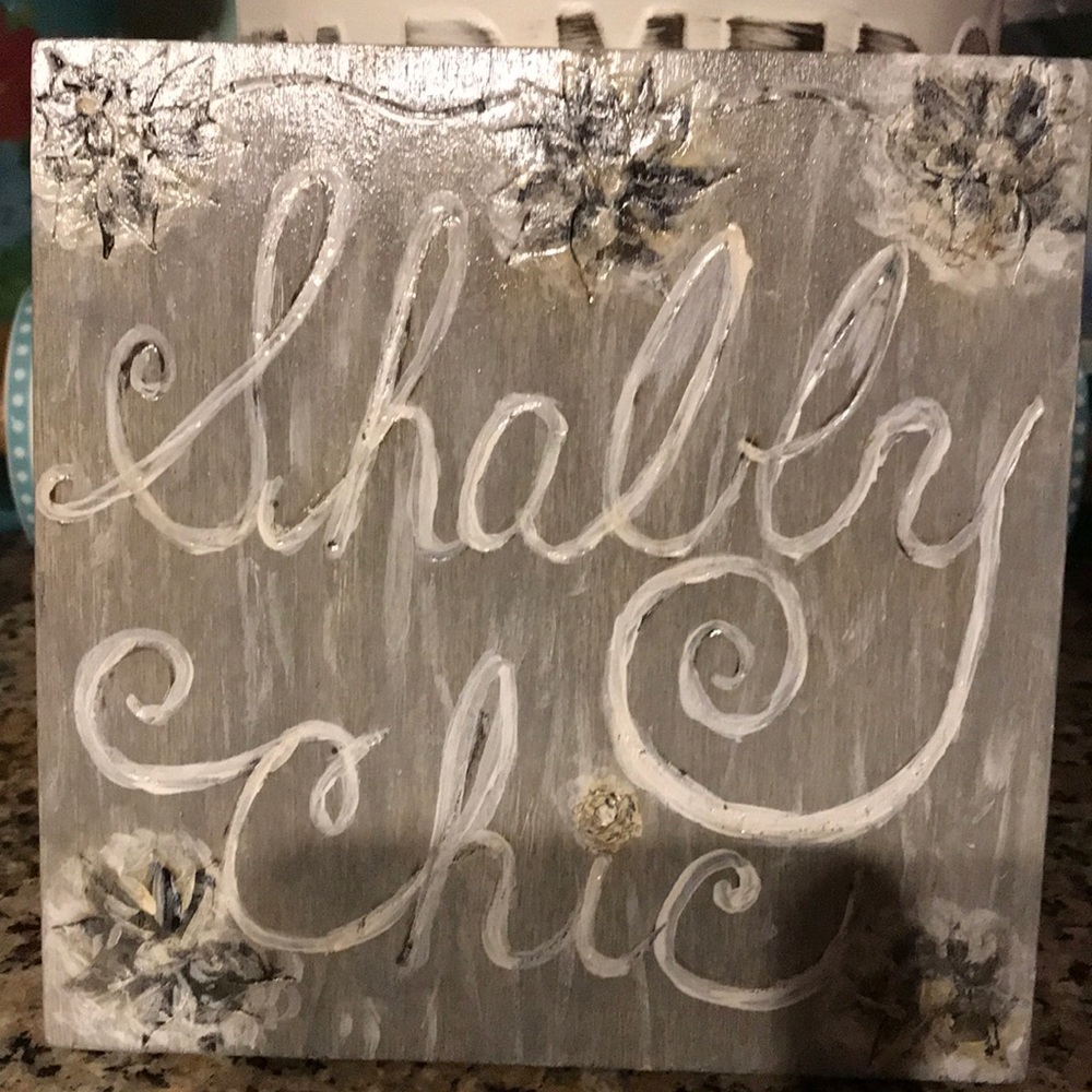 Shabby Chic Small Sign